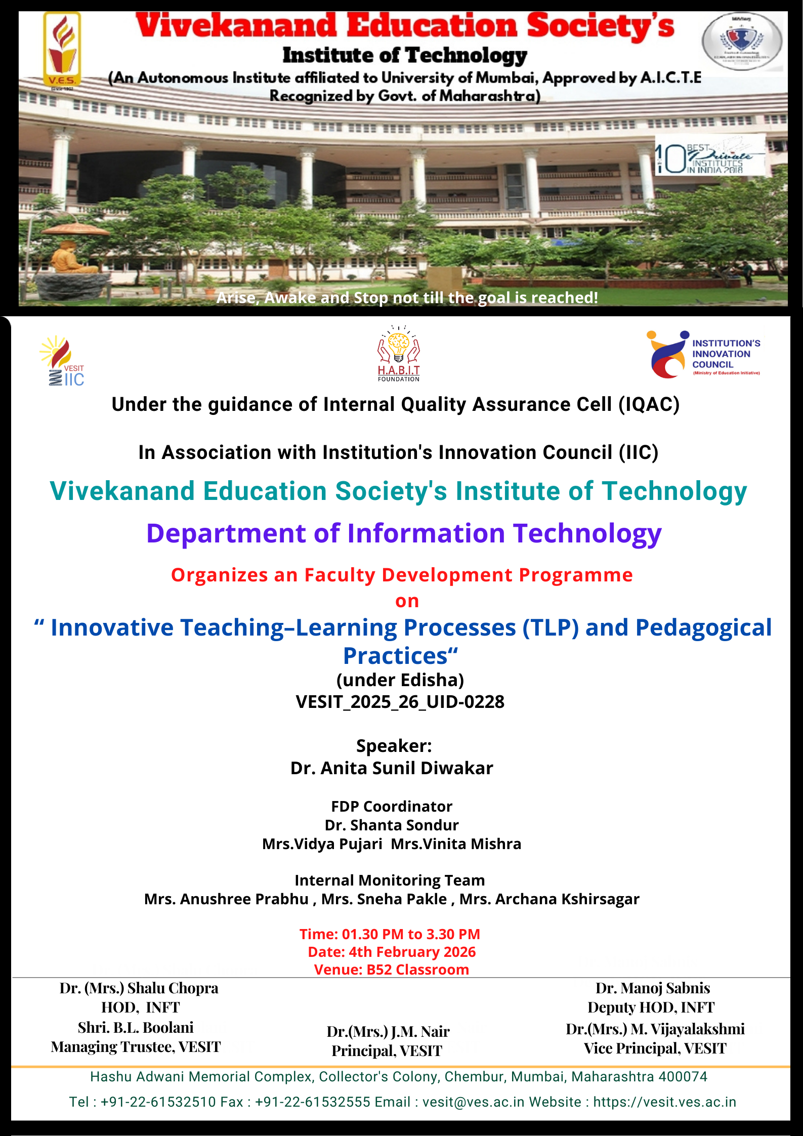 Faculty Development Programme (FDP)