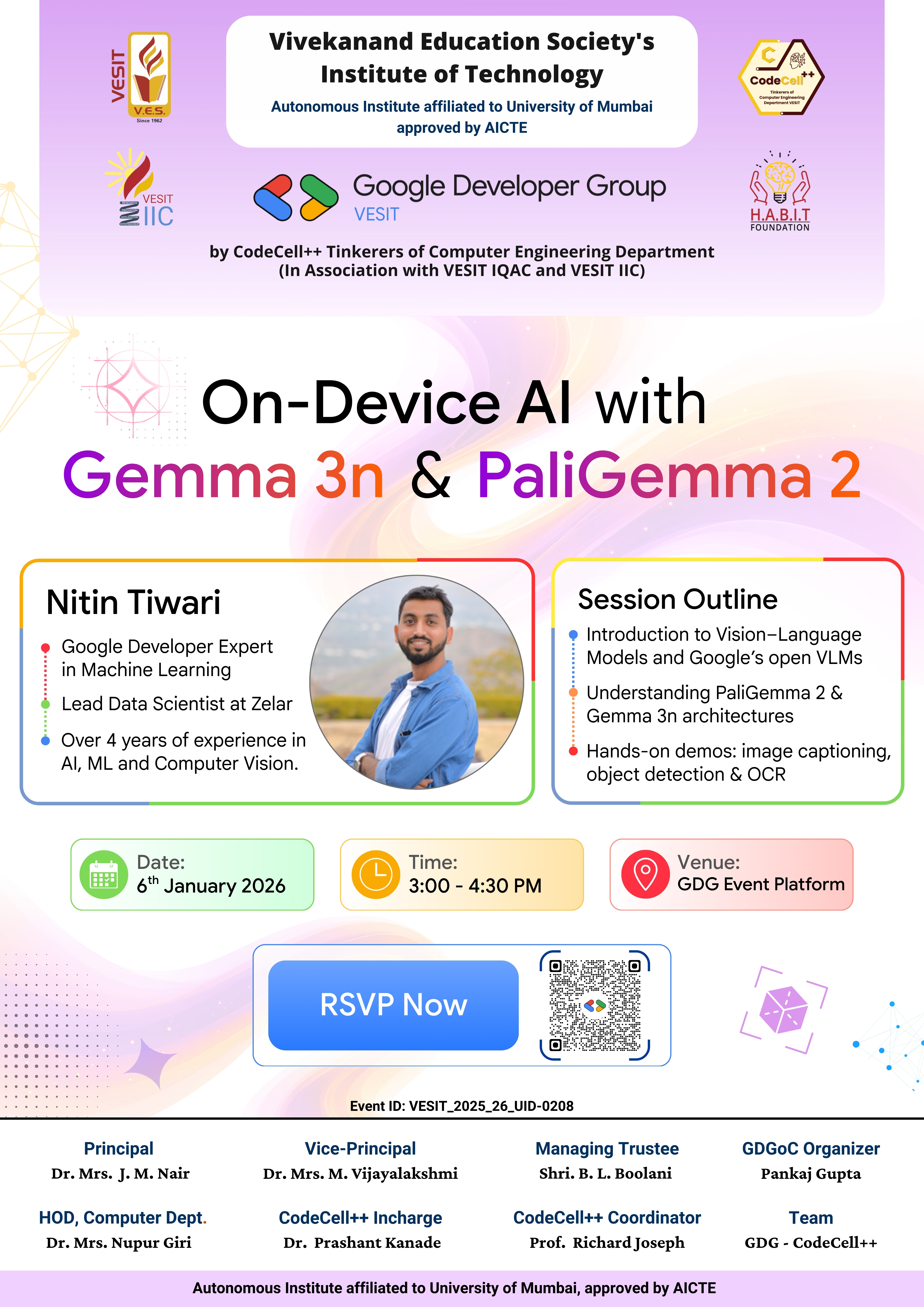 On-Device AI with Gemma 3n &amp; PaliGemma 2 Workshop