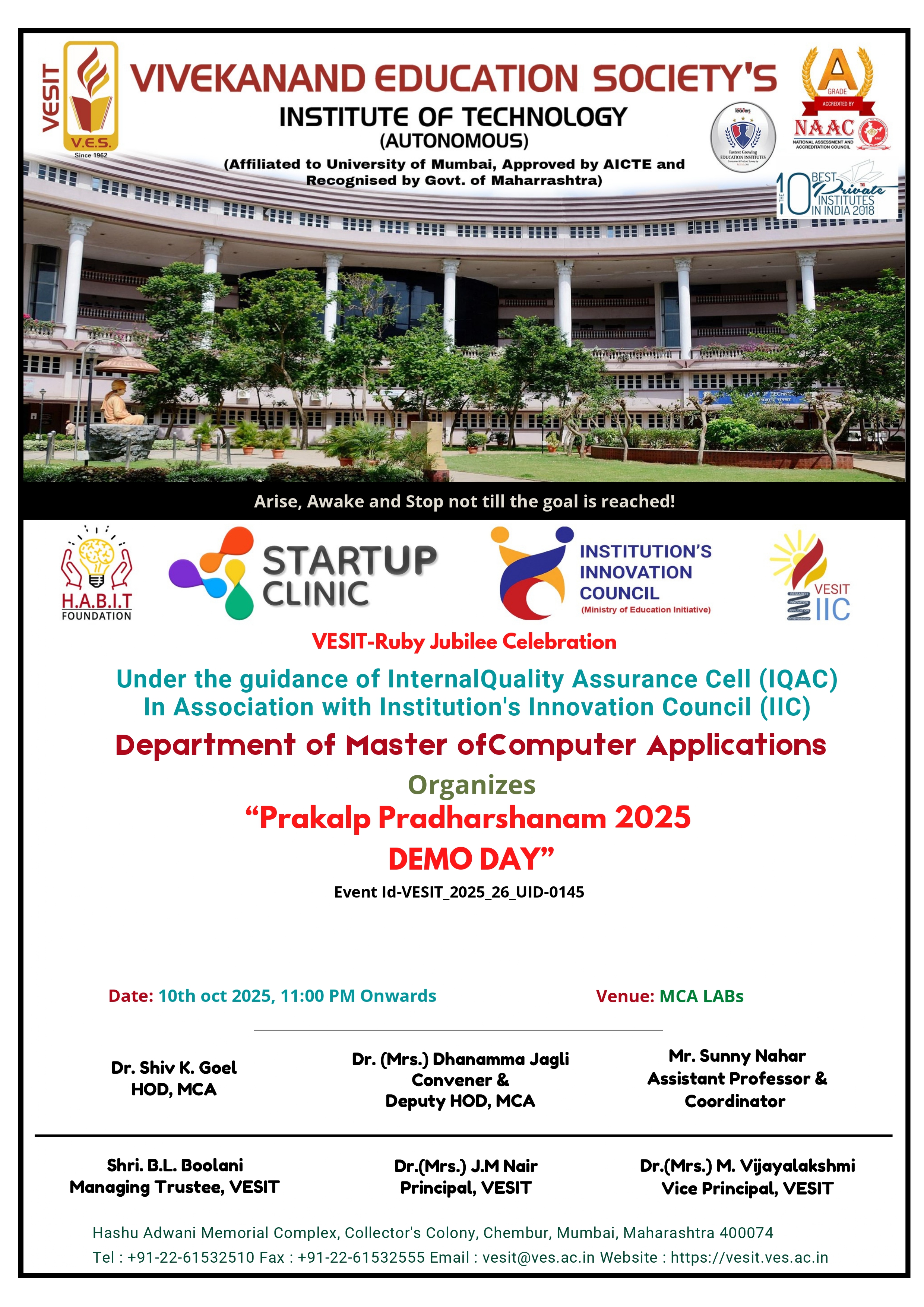 Prakalp Pradarshanam 2025 Demo Day