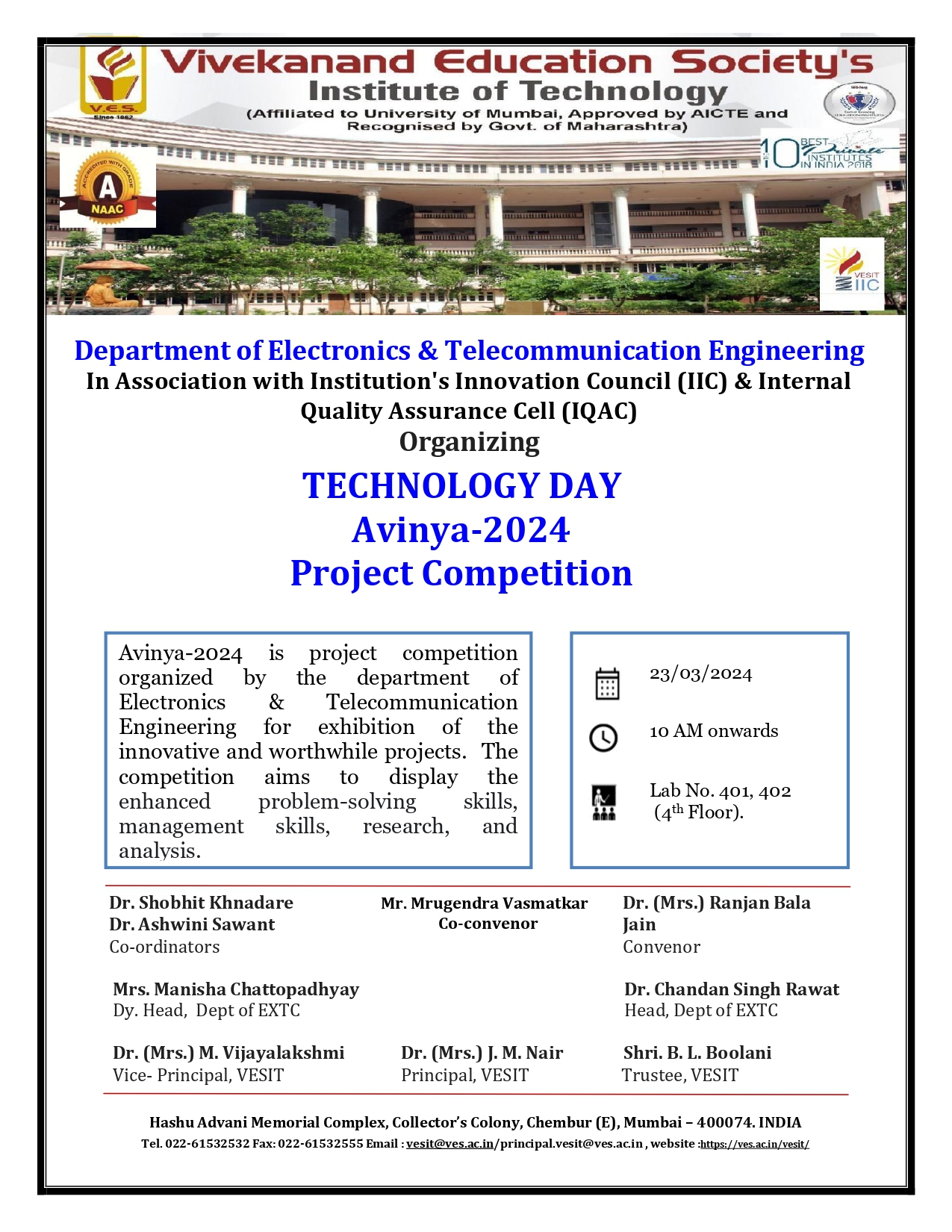 TECHNOLOGY DAY  Avinya-2024